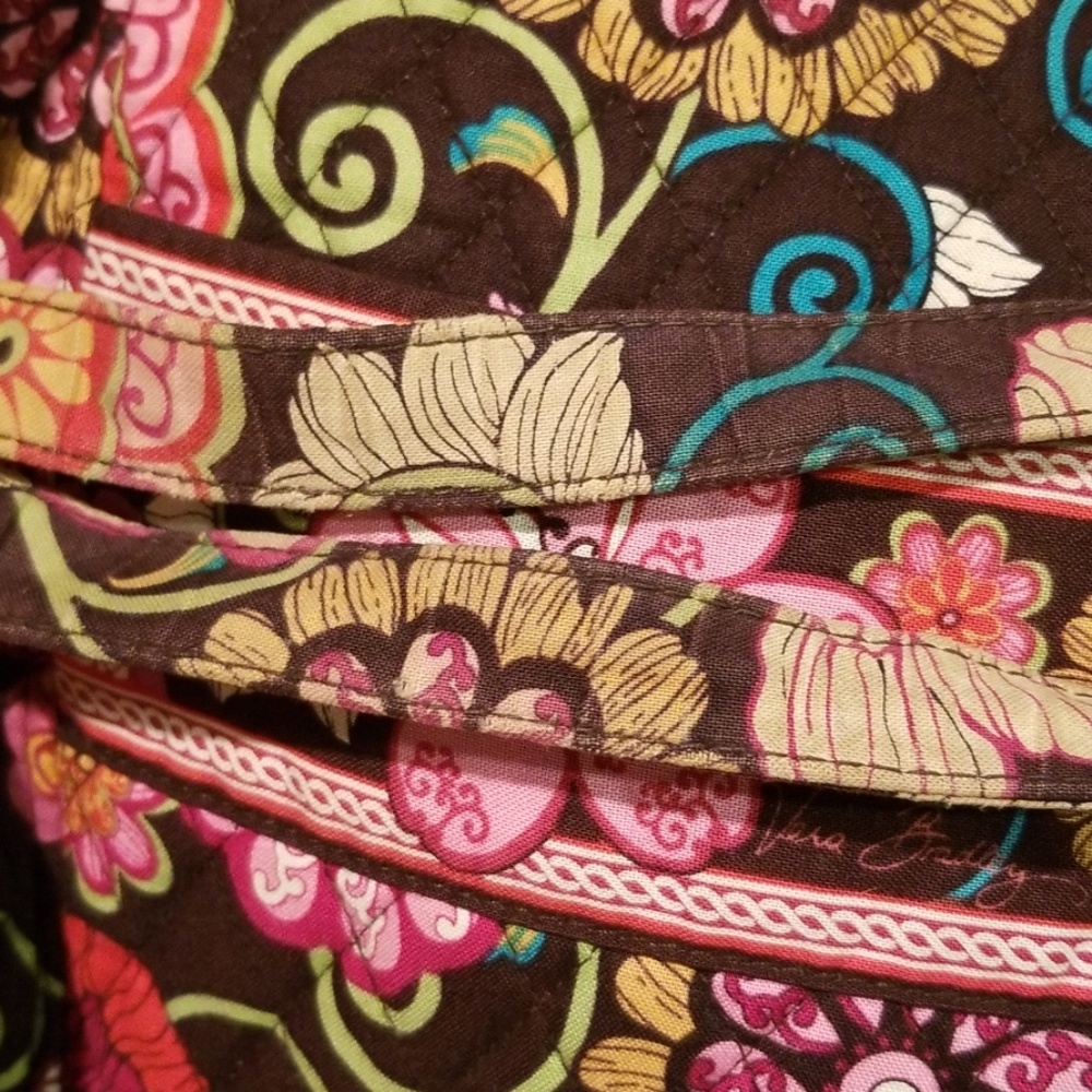 Vera Bradley Tote Retired Mod Floral Pink Pattern - Picture 4 of 4
